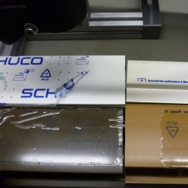 PVC window frames