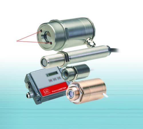 Infrared-laser temperature sensor