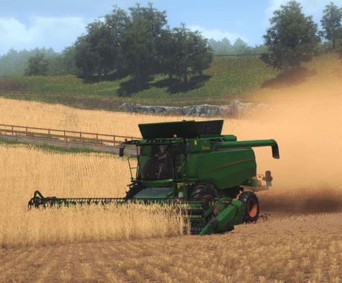 Combine Harvester Simulator for Operator Training
