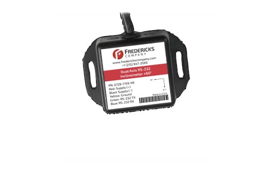 Fredericks 0729-1759-99| Dual Axis Economic RS-232 Inclinometer