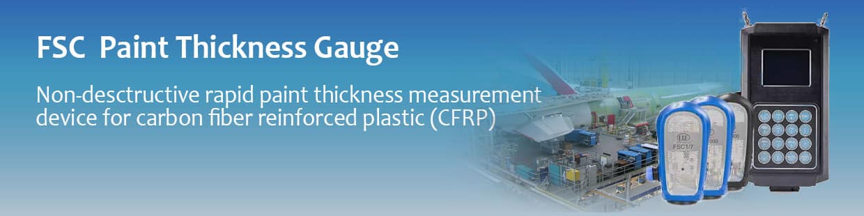 FSC1/7 FSC1000 paint thickness gauge for CFRP
