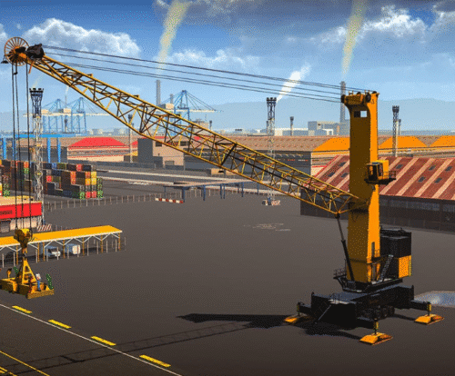 Mobile Harbour Crane Simulator (MHC)
