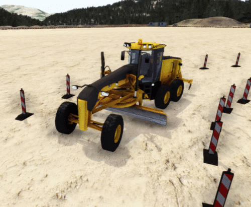 Motor Grader Driving Simulator for Operator Training