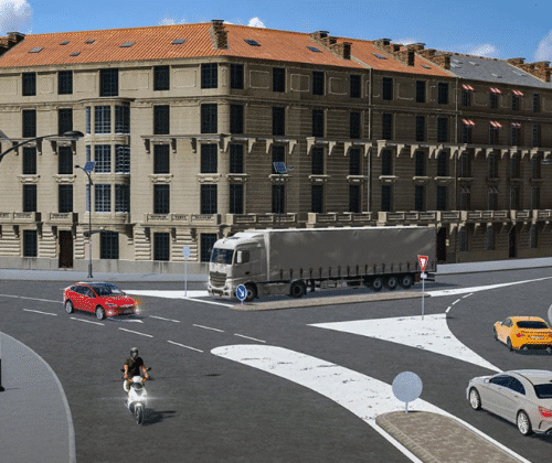 Semi-Trailer Driving Simulator