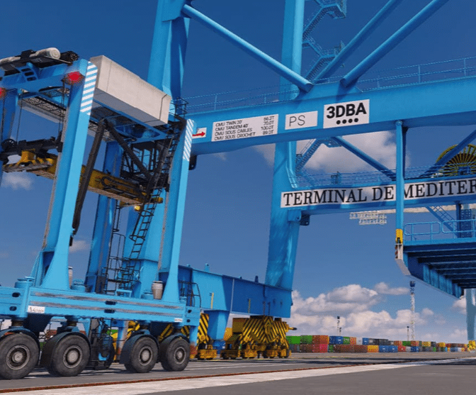 Ship-to-Shore Gantry Crane Simulator