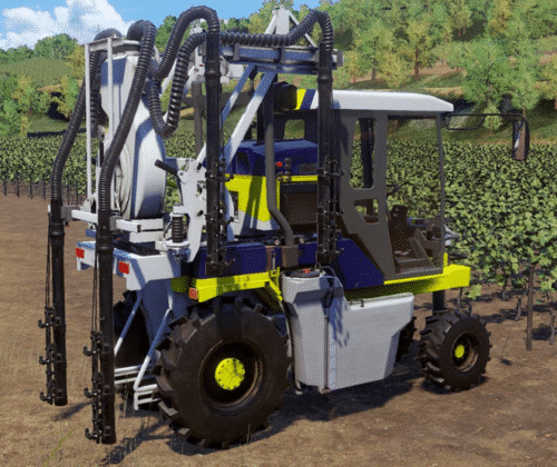Vineyard Straddle Simulator for Operator Training